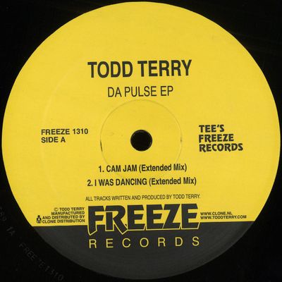 Todd Terry — Da Pulse EP vinyl cover