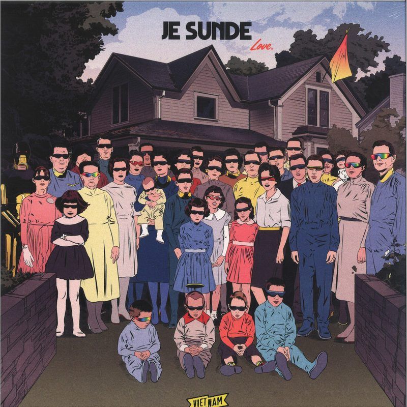 J.e. Sunde — 9 Songs About Love vinyl cover
