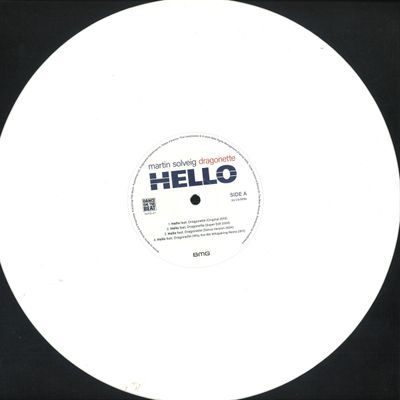 Martin Solveig, Dragonette — Hello vinyl cover
