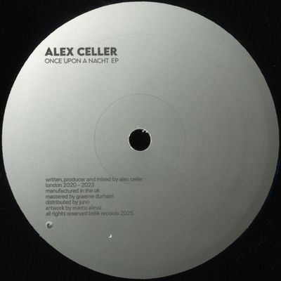 Alex Celler — Once Upon A Nacht EP vinyl cover
