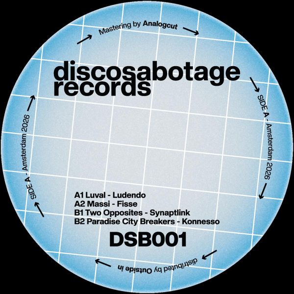 Luval, Massi, Two Opposites, Paradise City Breakers — DSB001 V.A V1 vinyl cover