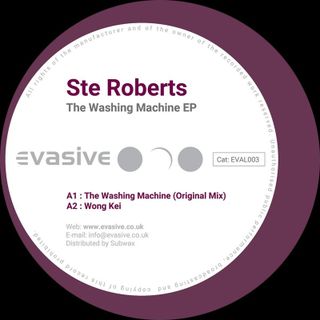 Ste Roberts — The Washing Machine EP (Incl. Rob Pearson Remix) vinyl cover