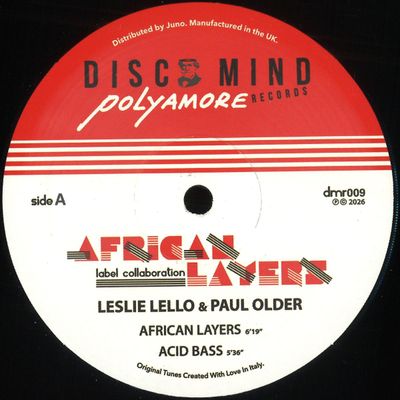 Leslie Lello, Paul Older — African Layers vinyl cover