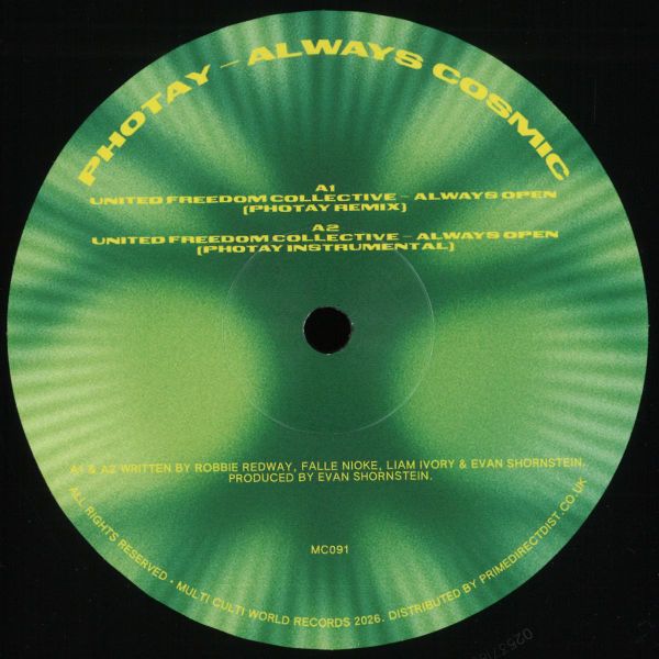 Photay — Always Cosmic vinyl cover