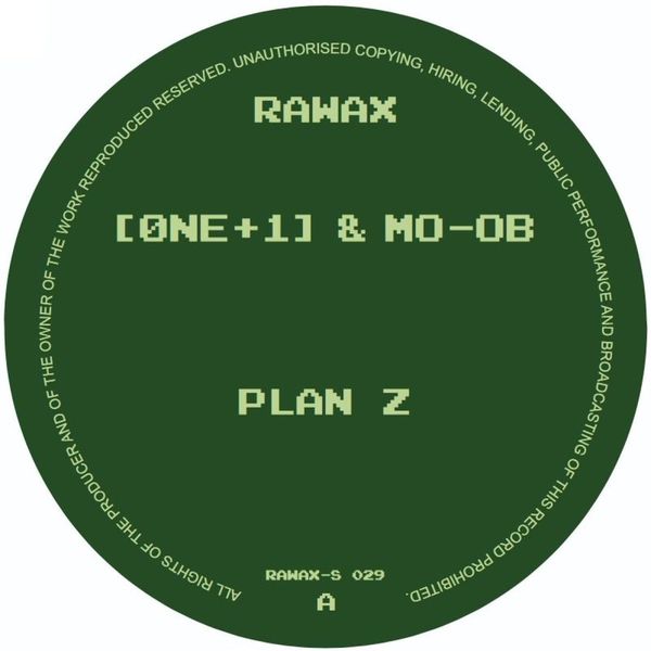 [ØNE+1], MO-OB — PLAN Z vinyl cover