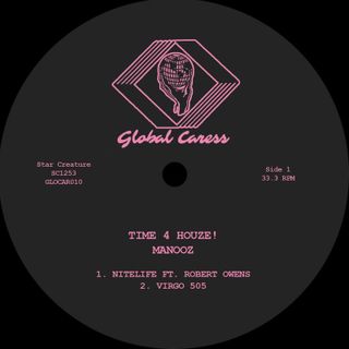 Manooz — Time 4 Houze! EP vinyl cover