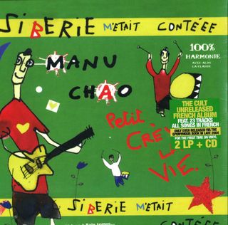 Manu Chao — Siberie M'etait Contee 2x12" vinyl cover