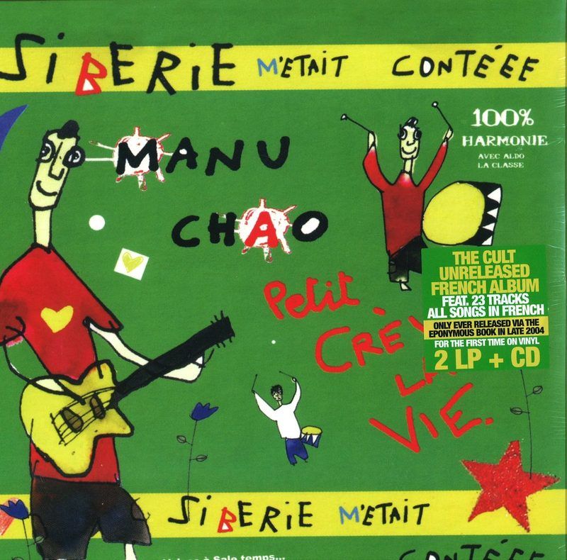 Manu Chao — Siberie M'etait Contee 2x12" vinyl cover