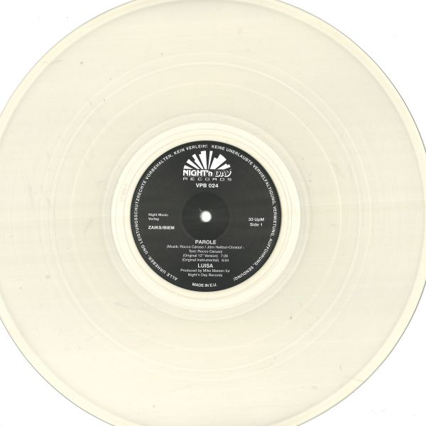 Luisa — PAROLE EP vinyl cover