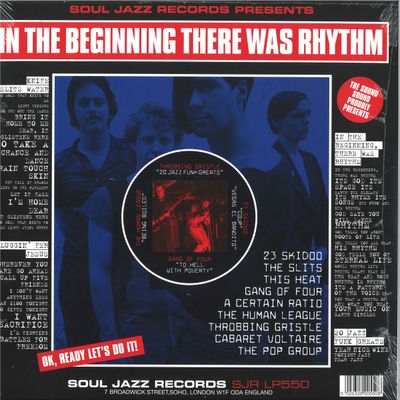 Various — In The Beginning There Was Rhythm 2x12" vinyl cover