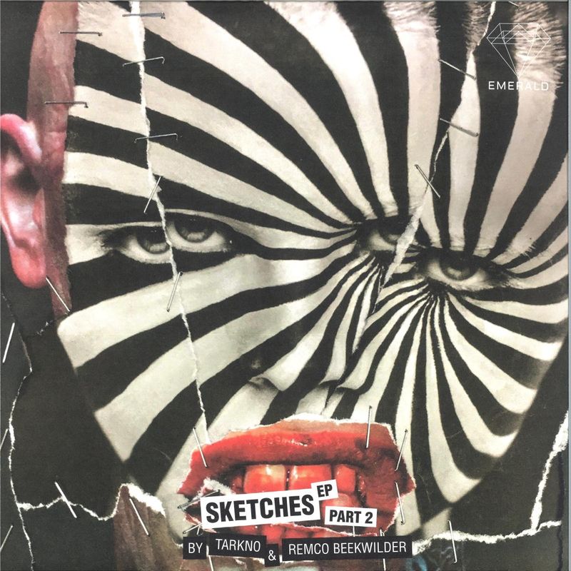 Tarkno, Remco Beekwilder — SKETCHES EP Part 2 (2x12") vinyl cover