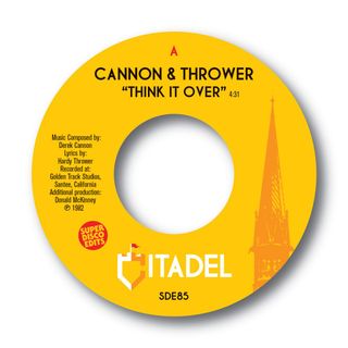 Cannon, Thrower — Thinking It Over / I’m In Love With You (7") vinyl cover