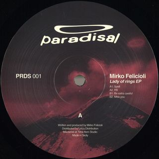 Mirko Felicioli — Lady of rings EP vinyl cover