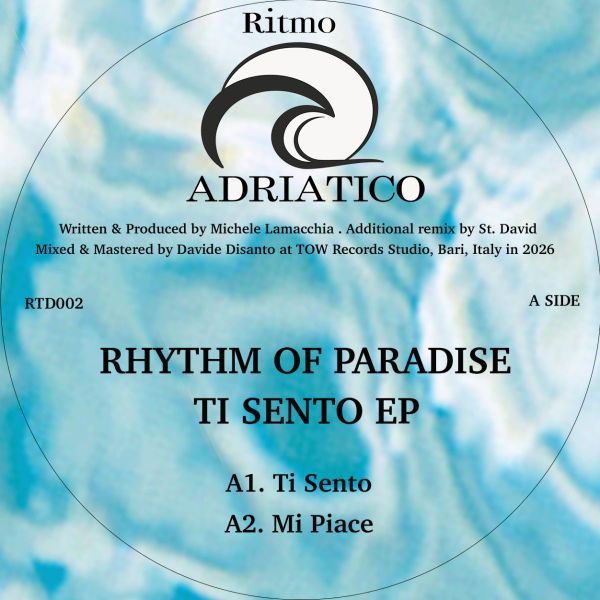 Rhythm Of Paradise — Ti Sento EP vinyl cover
