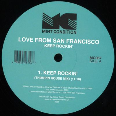 Love From San Francisco — Keep Rockin' (Incl. Unreleased Mixes) vinyl cover