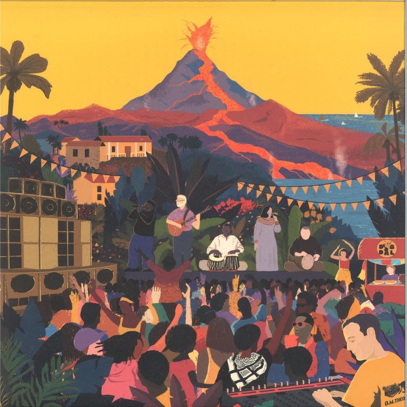 O.M.Theorem — Eruption LP 2x12" vinyl cover
