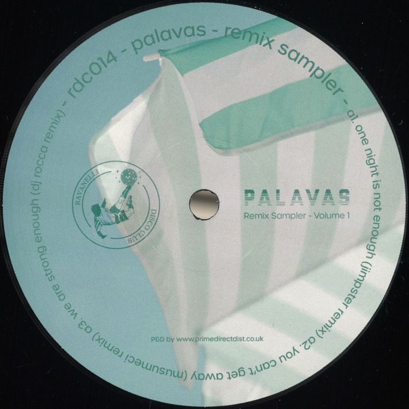 Various — Palavas Remix Sampler Volume 1 vinyl cover