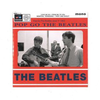The Beatles — 'Pop Go The Beatles June 1st 1963 (7") vinyl cover