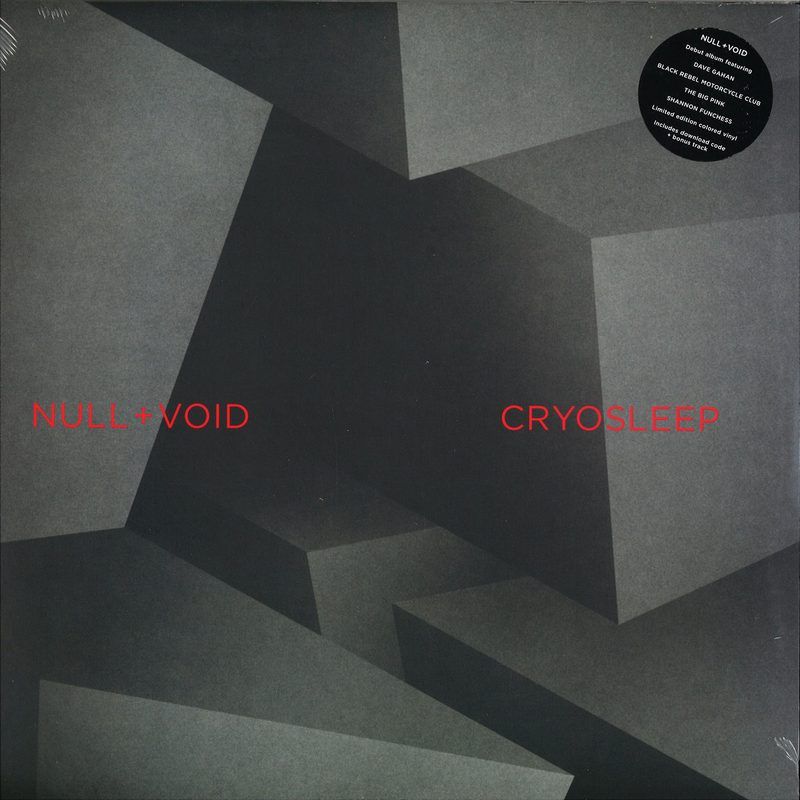 Null+Void — Cryosleep (ltd Coloured Lp+mp3) vinyl cover