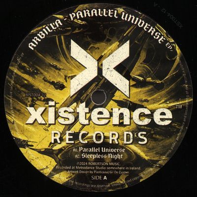 Arbilla — Parallel Universe EP vinyl cover