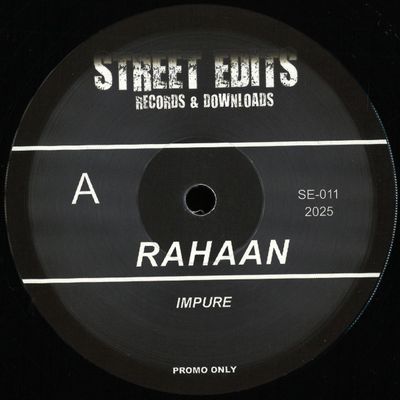 Rahaan — SE 011 vinyl cover
