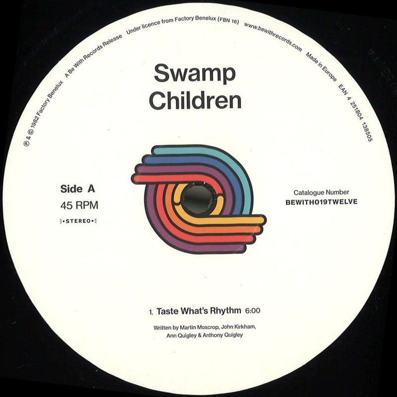 Swamp Children — Taste What's Rhythm vinyl cover