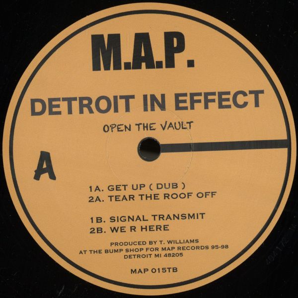 Detroit In Effect — Open The Vault vinyl cover
