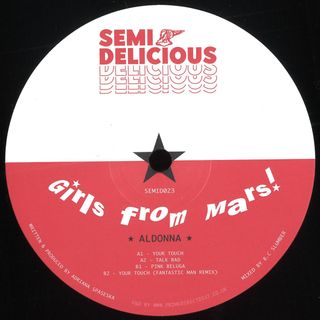 Aldonna — Girls From Mars EP vinyl cover