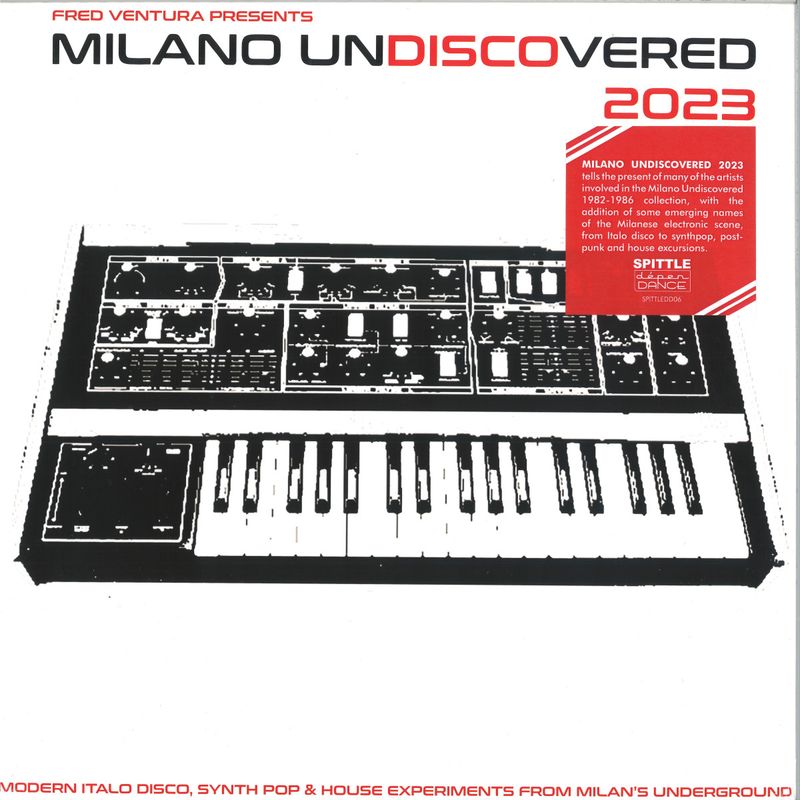 Various — Fred Ventura Presents Milano Undiscovered 2023 LP vinyl cover