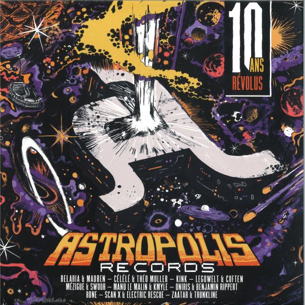 Various — 10 ans Révolus LP 2x12" vinyl cover