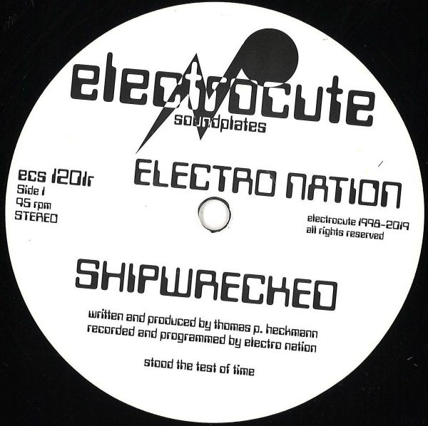Electro Nation — Shipwrecked vinyl cover