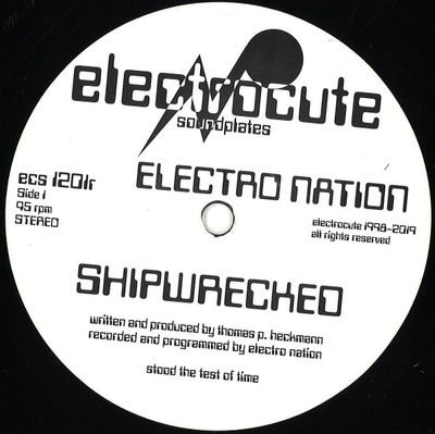 Electro Nation — Shipwrecked vinyl cover
