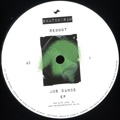 Reboot — Just Dance EP vinyl cover