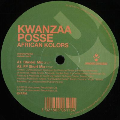 Kwanzaa Posse — AFRICAN KOLORS vinyl cover