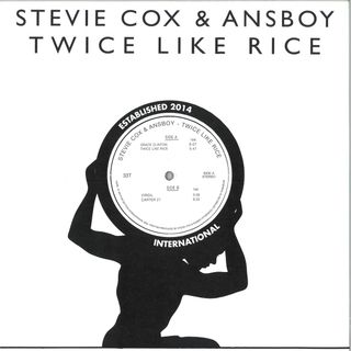 Stevie Cox, Ansboy — Twice Like Rice LP vinyl cover