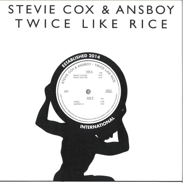 Stevie Cox, & Ansboy — Twice Like Rice LP vinyl cover