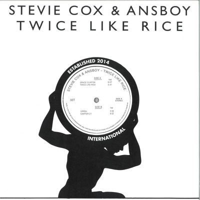 Stevie Cox, & Ansboy — Twice Like Rice LP vinyl cover
