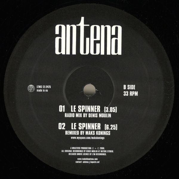Antena — LOVE IS TO BLAME vinyl cover