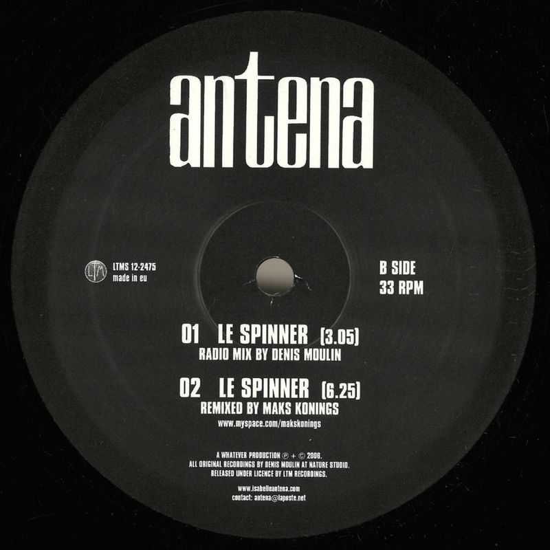 Antena — LOVE IS TO BLAME vinyl cover