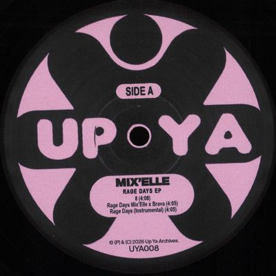 Mix'Elle — Rage Days EP vinyl cover