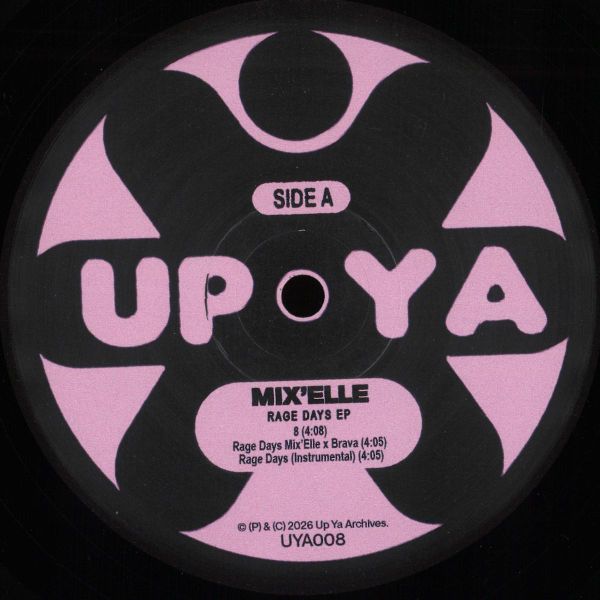 Mix'Elle — Rage Days EP vinyl cover