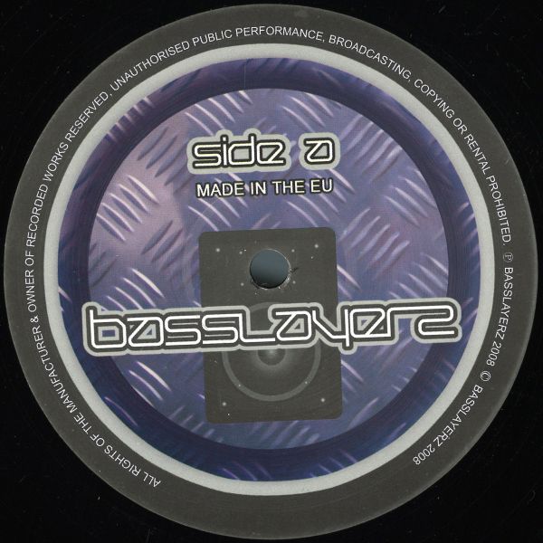 Basslayerz — Get Down / The Pressure vinyl cover