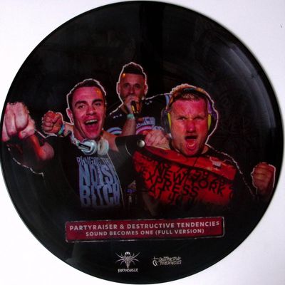 Partyraiser, Destructive Tendencies — Sound Becomes One vinyl cover