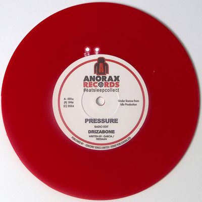 Drizabone — Pressure Incl. Nu-Solution AKA Roger Sanchez Remix (7") vinyl cover