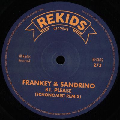 Frankey, Sandrino — Please EP (Incl. Echonomist Remix) vinyl cover