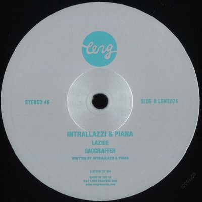 Intrallazzi, Piana — 99% Stories EP vinyl cover