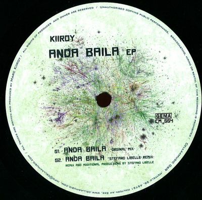 Kiiroy — Anda Baila Ep vinyl cover