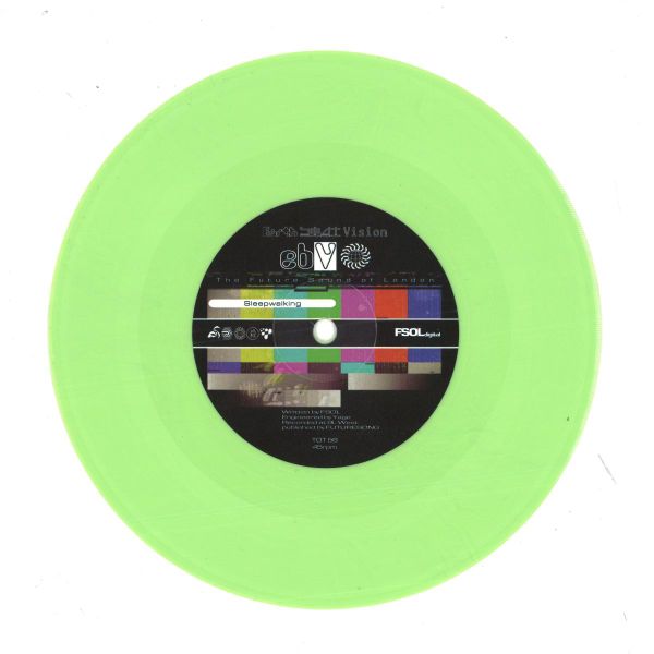 The Future Sound Of London — Sleep-Walking / Just Below the Skyline (7") vinyl cover