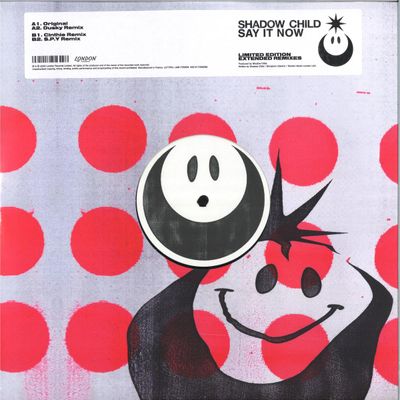 Shadow Child — Say It Now (Remixes) vinyl cover