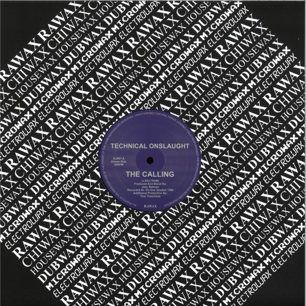 Technical Onslaught, Joey Beltram) — The Calling vinyl cover
